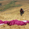 paraglidingphotos > 2007 Calendar Submissions Submitted by Gever TulleyLocation: 600\' Ed Levin, Milpitas, CAPhotographer: Gever TulleyPilots: Niranjan Vanungare