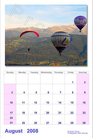 paraglidingphotos > Purchase BAPA 2008 Calendar photo